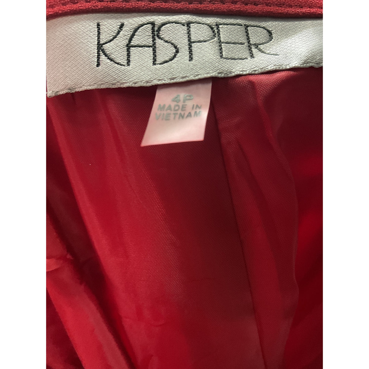 Kasper Red Mini Skirt