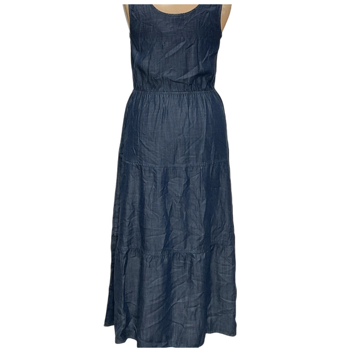 Talbots Blue A-Line Dress, Size 12