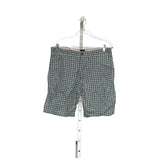 J. Crew Green Linen Bermuda Shorts 32