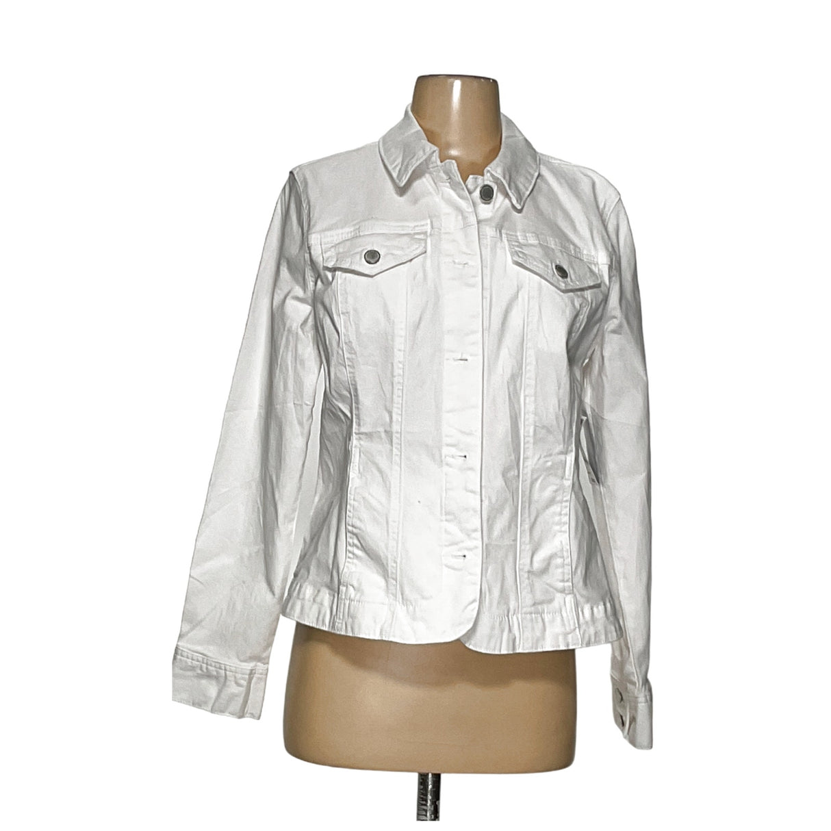 Charter Club White Jacket - Women's Size M