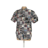 NAUTICA Men's Multicolor Short Sleeve Button-Up Shirt