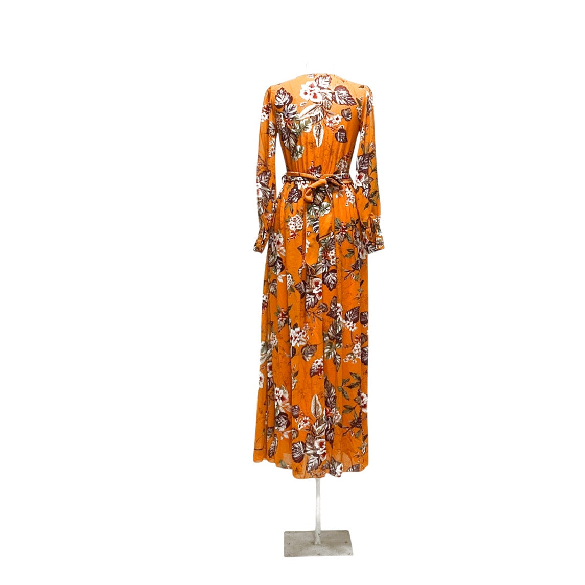 Fashion Nova Brown Wrap Dress - Size S