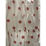 J. Crew White Polka Dot Wrap Dress XS