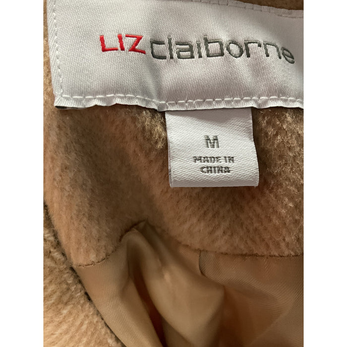 Liz Claiborne Beige Overcoat - Women's Medium