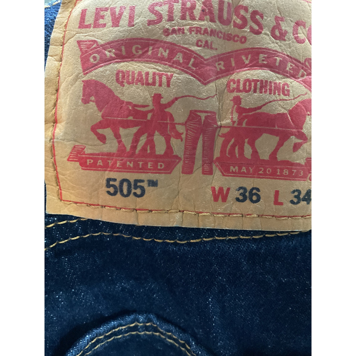 Levi's Men's 36x34 Straight Jeans