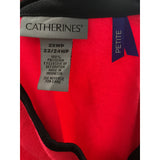 Catherines Orange 2xwp Full Zip Sweater