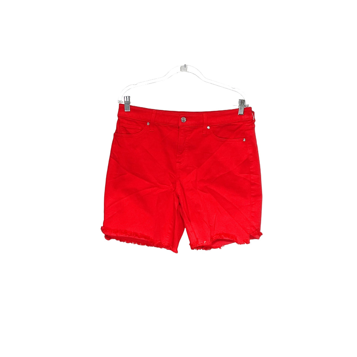 Chico's Red Twill Bermuda Shorts