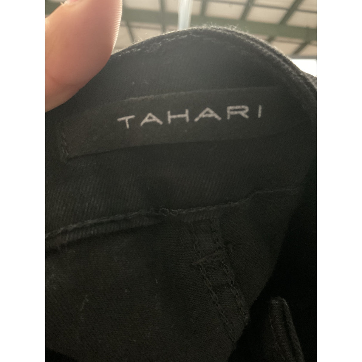 Tahari Black 14/32 Straight Jeans