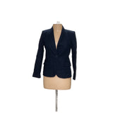 J. Crew Blue Cotton Blazer - Women's Size 6