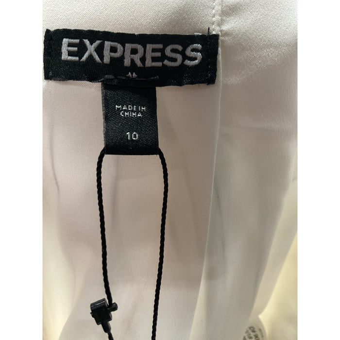 Express White Mini Skirt, Size 10