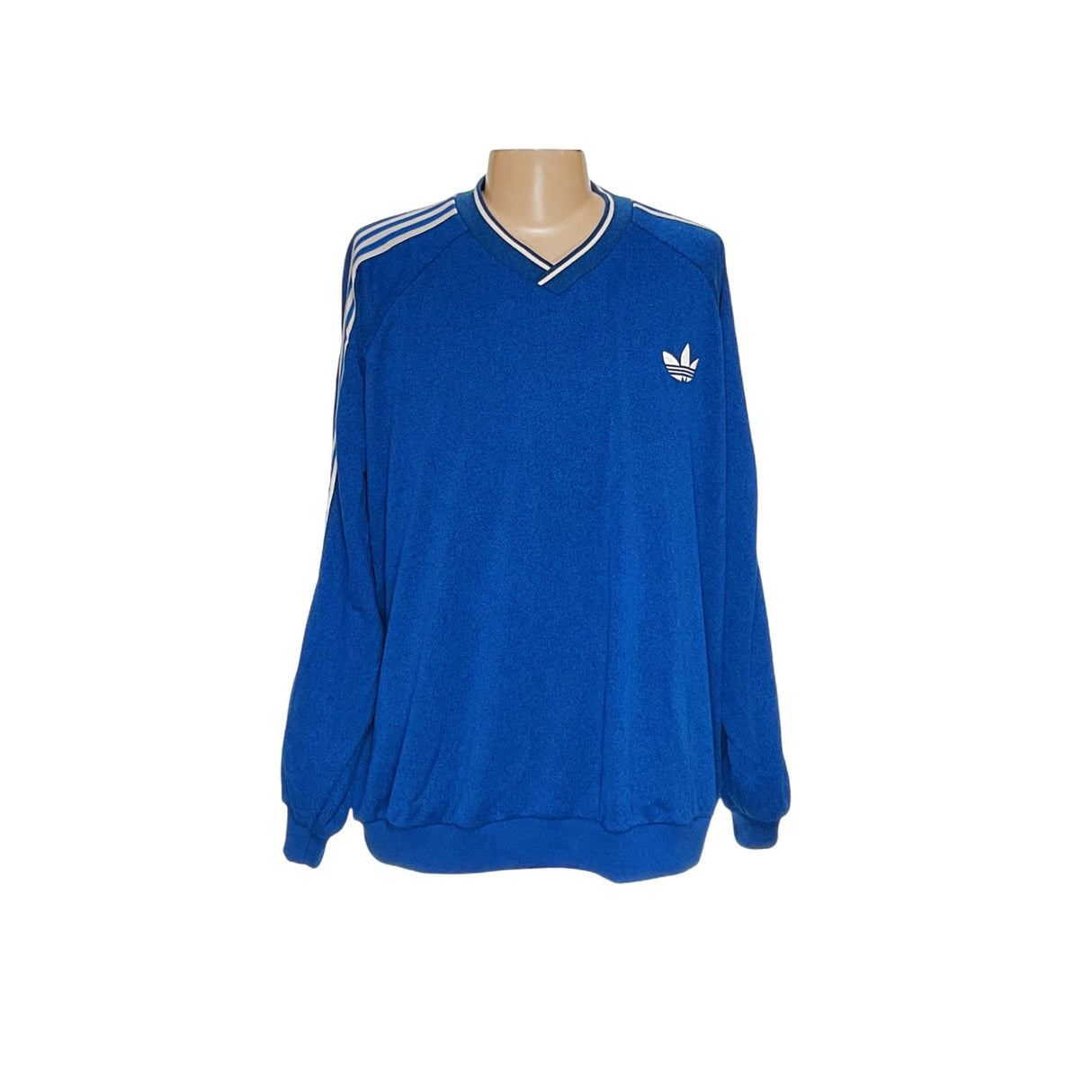 Adidas Men's Blue Cotton Sweatshirt 2XL