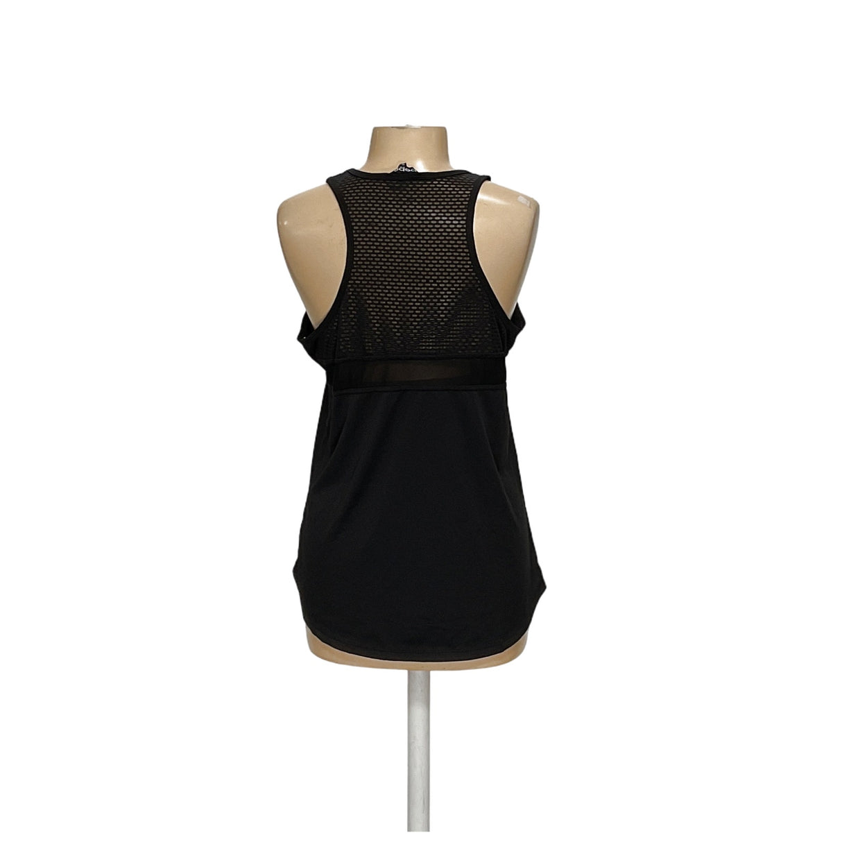 Bebe Black Cotton Tank Top - XL