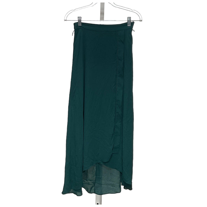 WHBM Green Maxi Skirt sz 0