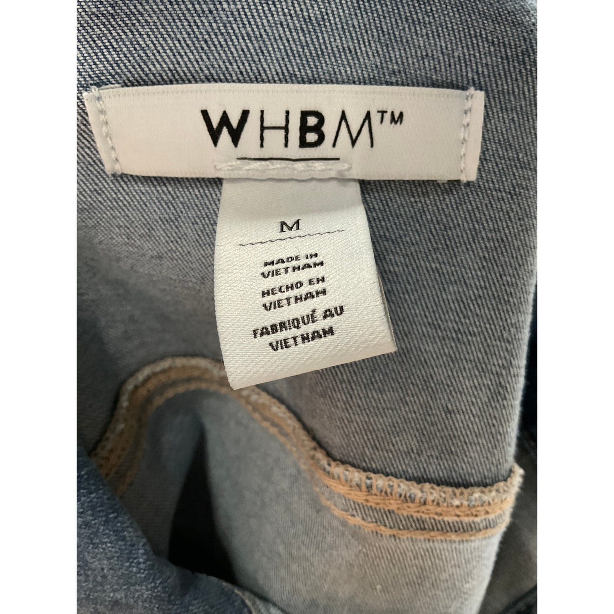 WHBM Blue Basic Jacket, Size M