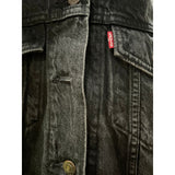 Levi's Black Denim Jacket, Size S