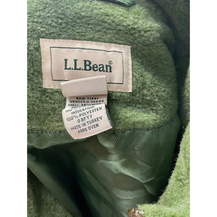 L.L. Bean Green Wool Jacket - Women's - Size LG