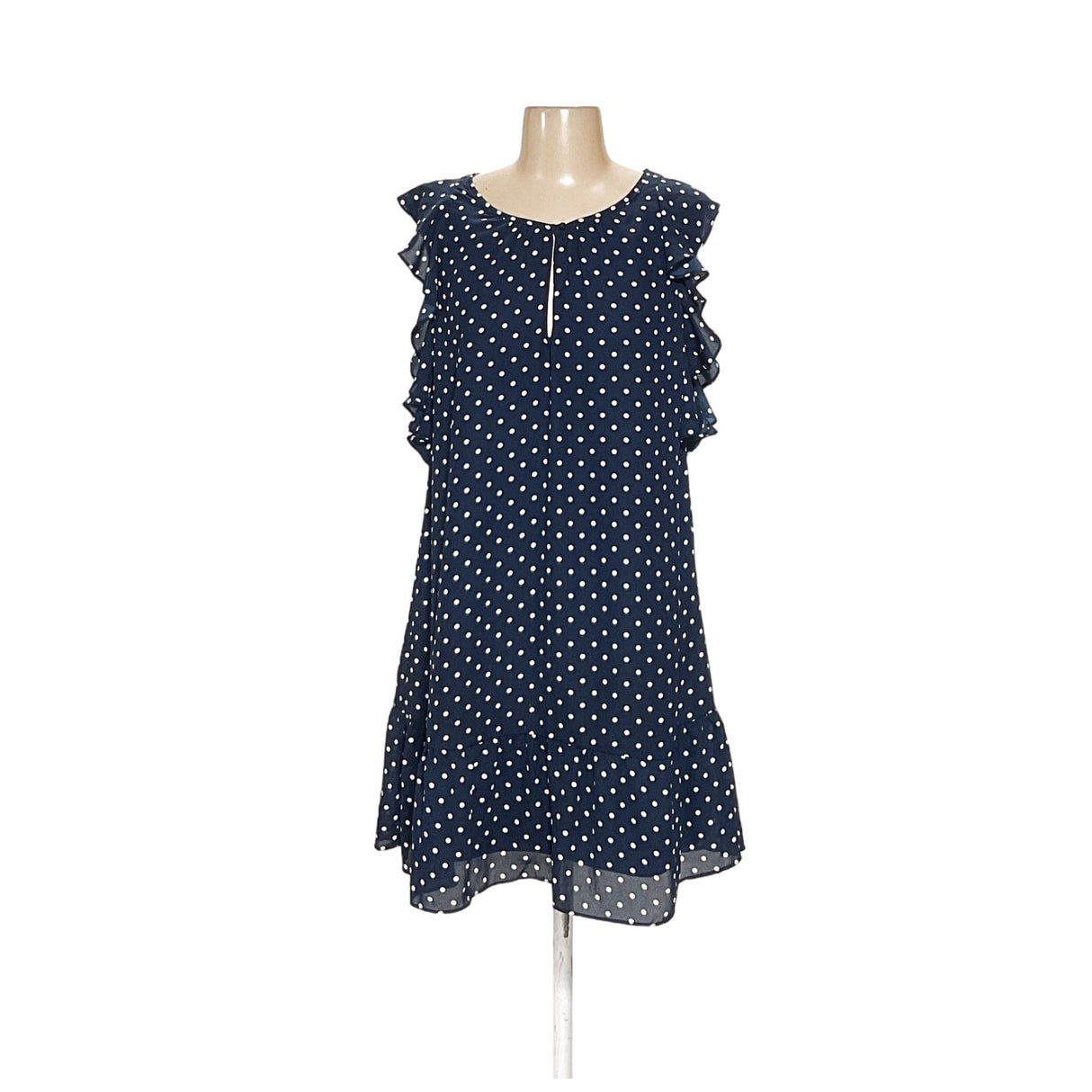 J. Crew Blue Midi Shift Dress - Women's S