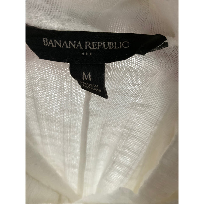 Banana Republic White Pullover Sweater - Women's Medium