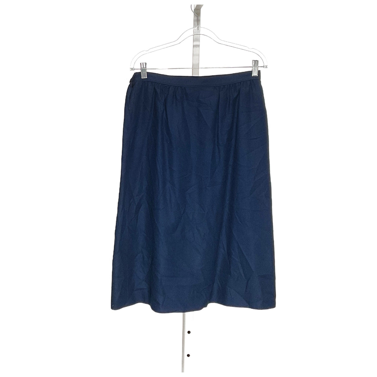 Pendleton Blue Wool A-Line Skirt