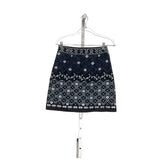 LOFT Blue Cotton Mini Skirt - Size 0P (14 inch waist)