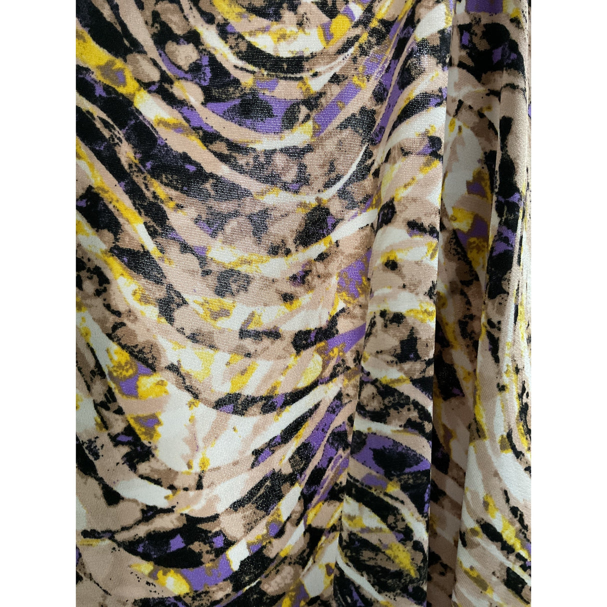 Jones New York Women's Plus Size Purple Graphic Blouse