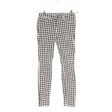 ZARA Women's Black Houndstooth Skinny Pants