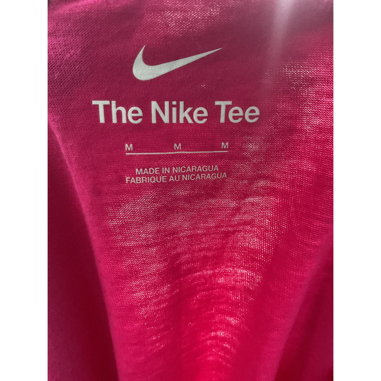 Nike Women's Pink Activewear T-Shirt