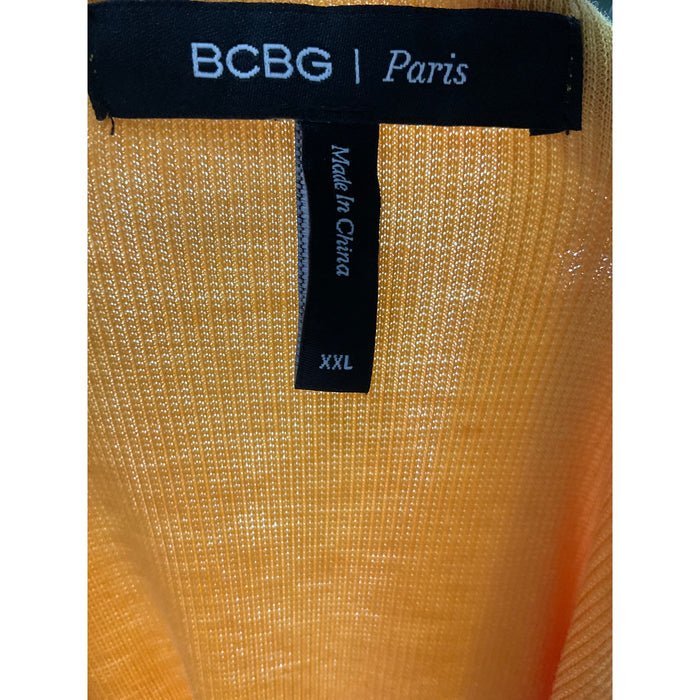 BCBGeneration Yellow Bodycon Dress XXL