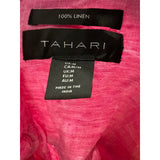 Tahari Multicolor Linen Blouse - Size M