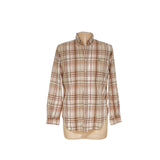 Ralph Lauren Beige Plaid Button-Down Shirt - Men's M