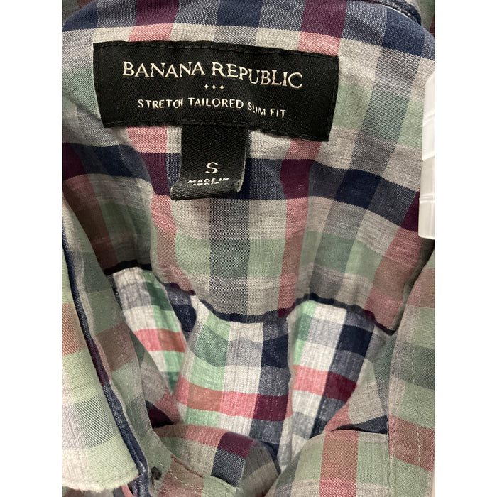 Banana Republic Men's Multicolor Button-Up Shirt