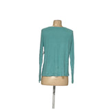 Caslon Green Cotton Blouse - Women's Size S