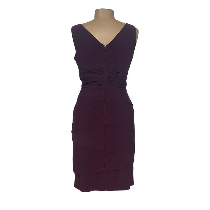 WHBM Purpe A-Line Dress - Size 10