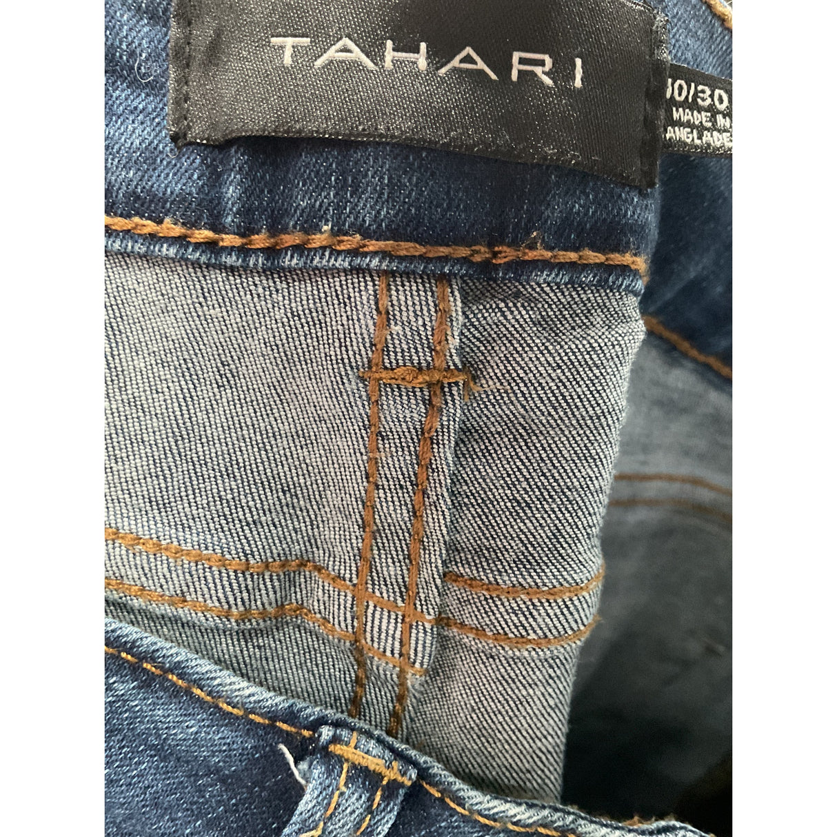 Tahari Blue Ankle Jeans Size 10