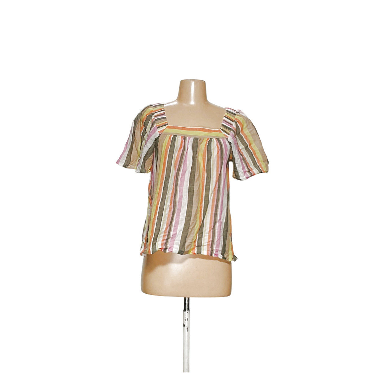 LOFT Multicolor Striped Blouse XS