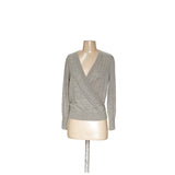 J. Crew Gray 100% Merino Wool Blouse in Size S