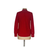 J. CREW Red Polyester Blouse - Women's S