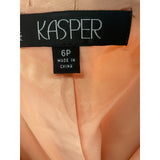 Kasper Orange Silk Blazer, Women's Size 6P