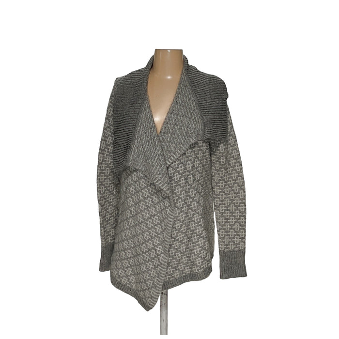 LOFT Gray Cardigan - Size M