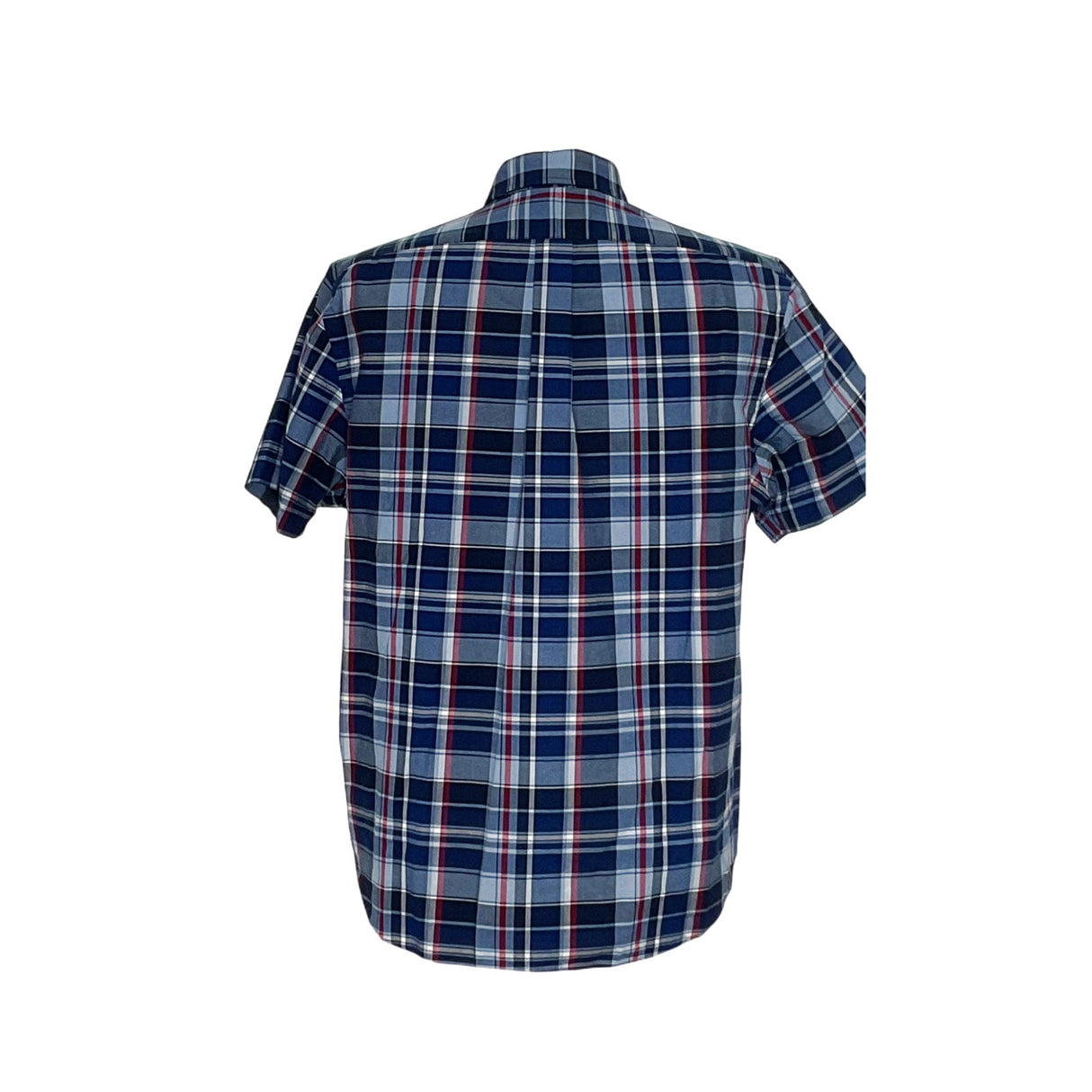 Men's RL Blue Plaid Button-Down