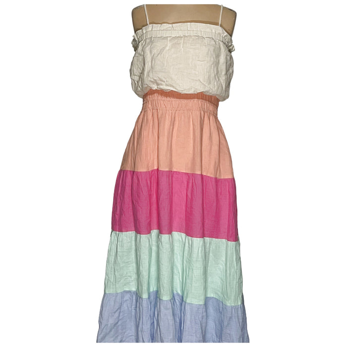 THML Multicolor Blouson Dress