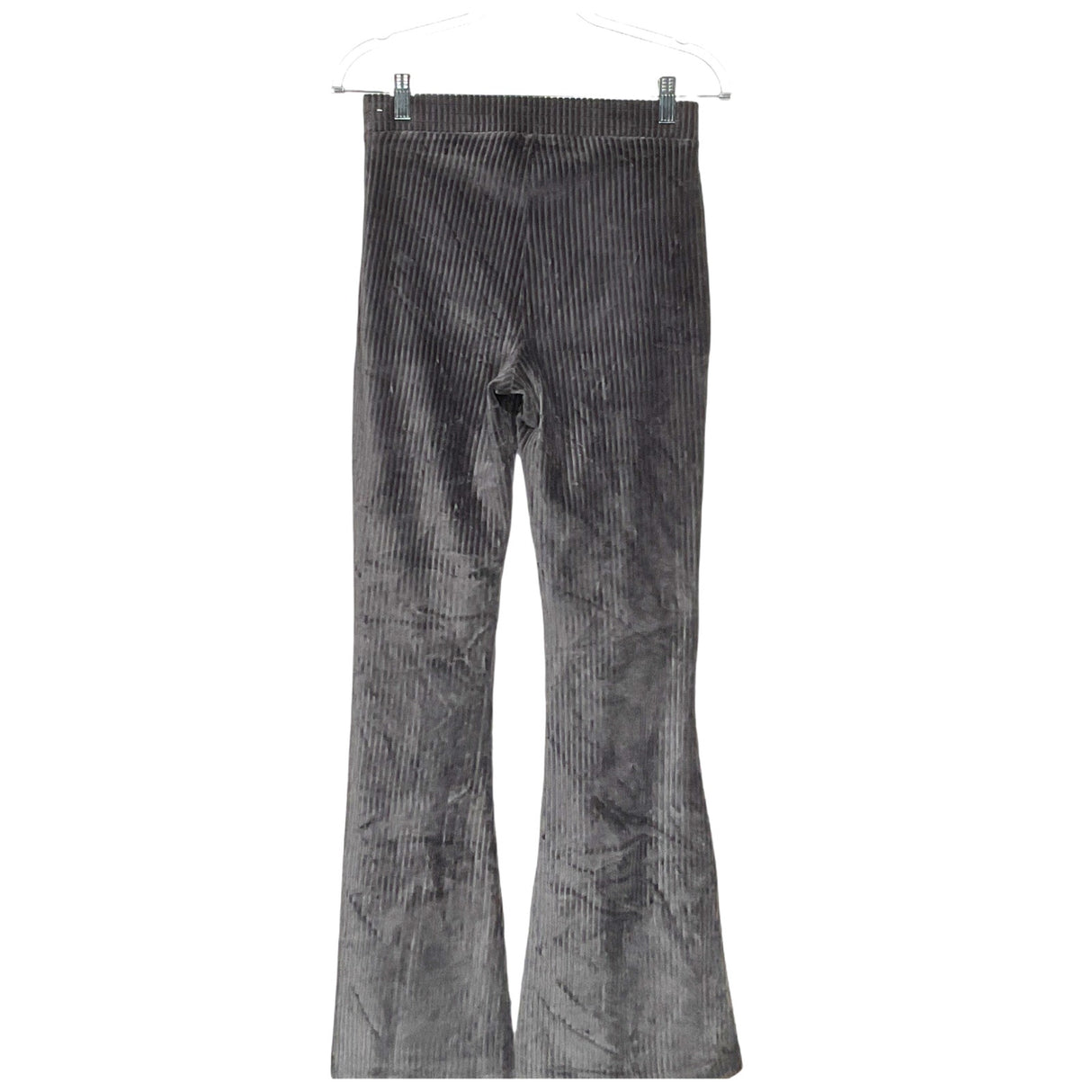 Aerie Gray Corduroy Flare Pants