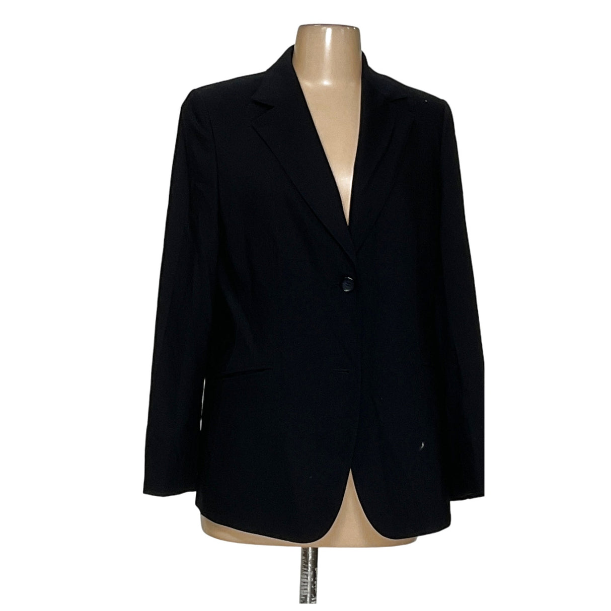 Talbots Blue Wool Blazer - Women's Size 12