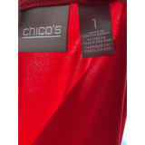 Chico's Red Blouse - Size 1