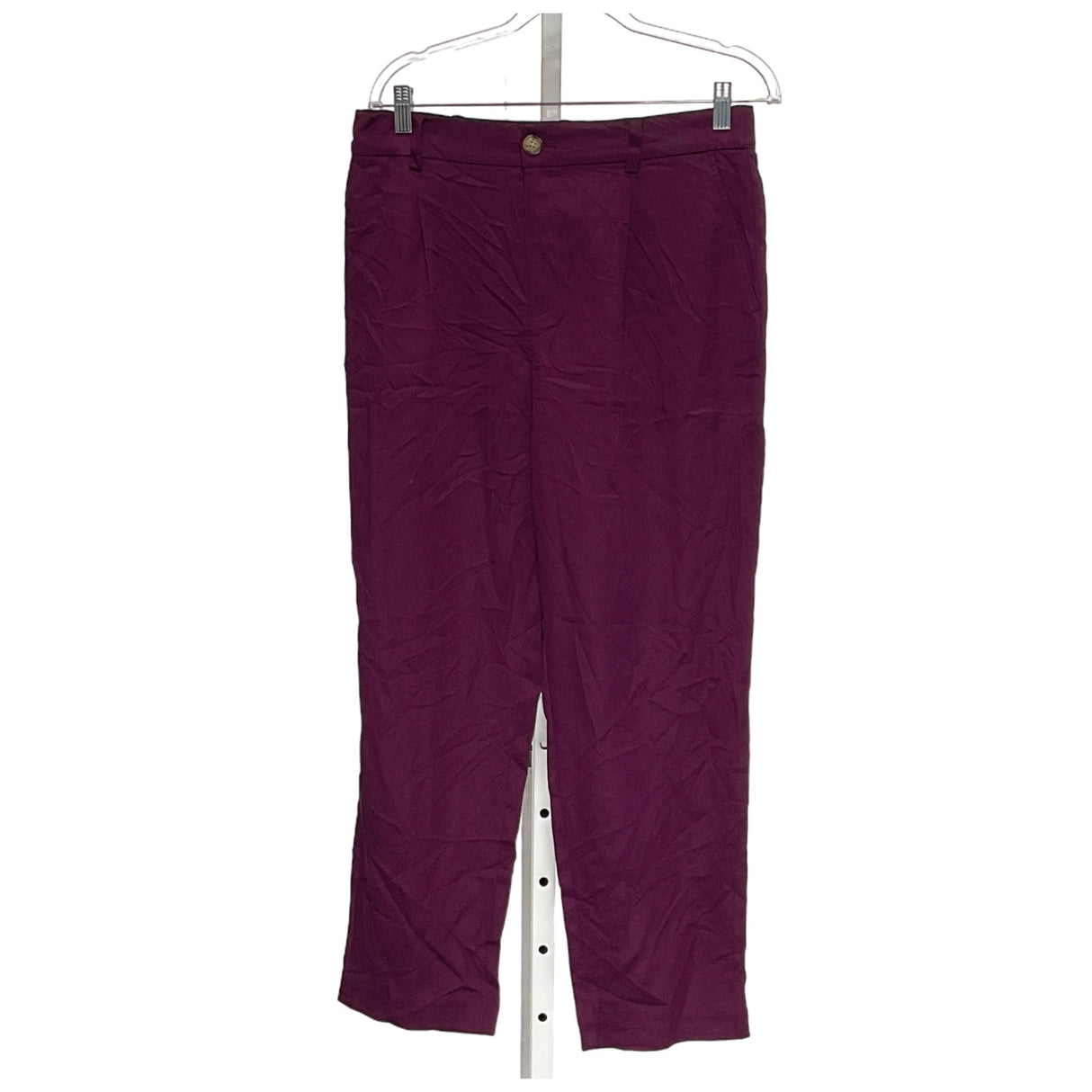 LOFT Purple Ankle Pants Women's Size 10 100% Lyocell