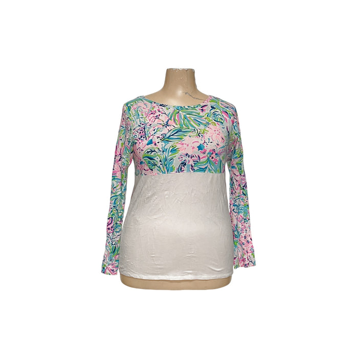 Lilly Pulitzer Multicolor Modal Blouse - Women's L