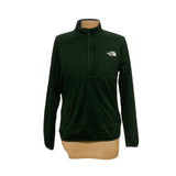 Men's TNF Green Henley Sweatshirt, Size M