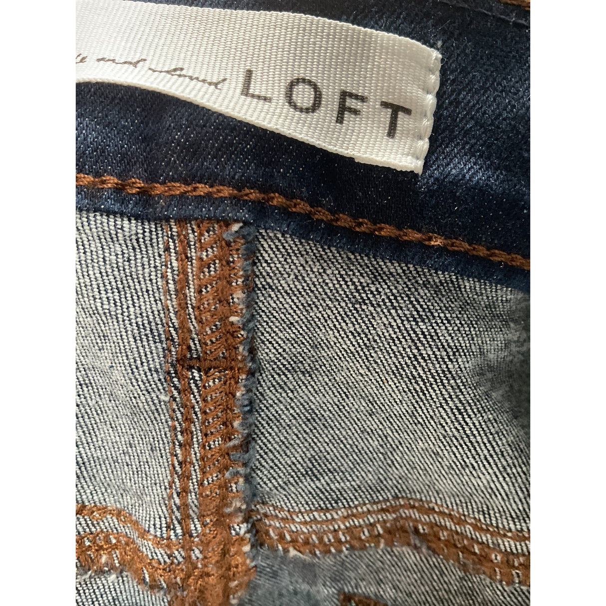 LOFT Blue Skinny Jeans