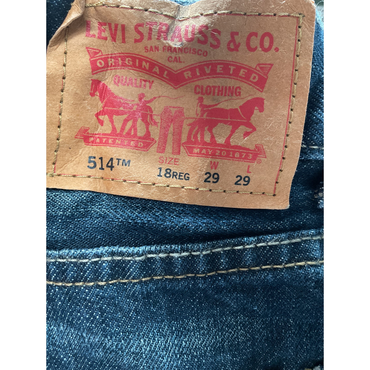 Men's Levi's Blue Ankle Jeans - Size 29