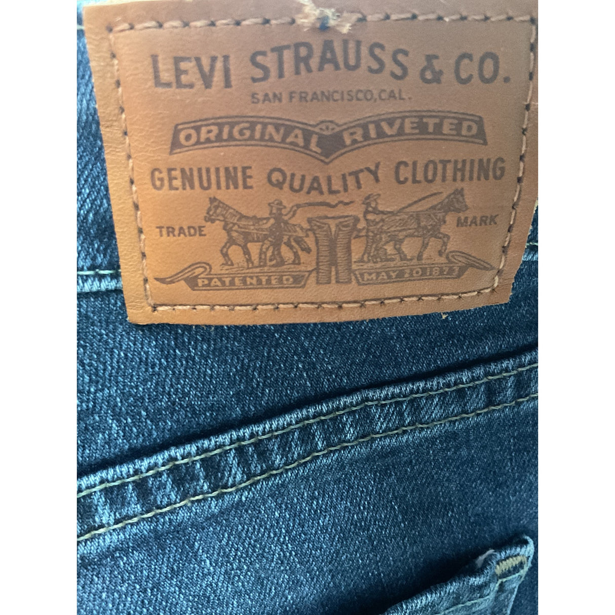 Levi's Blue Ankle Jeans